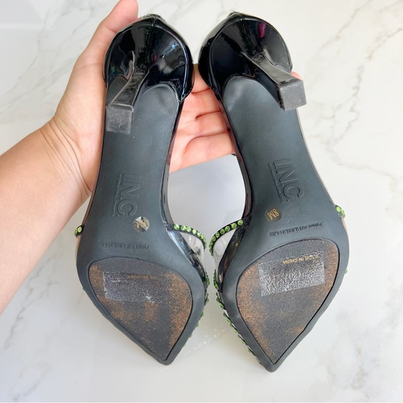 INC INTERNATIONAL CONCEPTS Sovena T-Strap Rhinestone Pumps Size 8 - Picture 16 of 16
